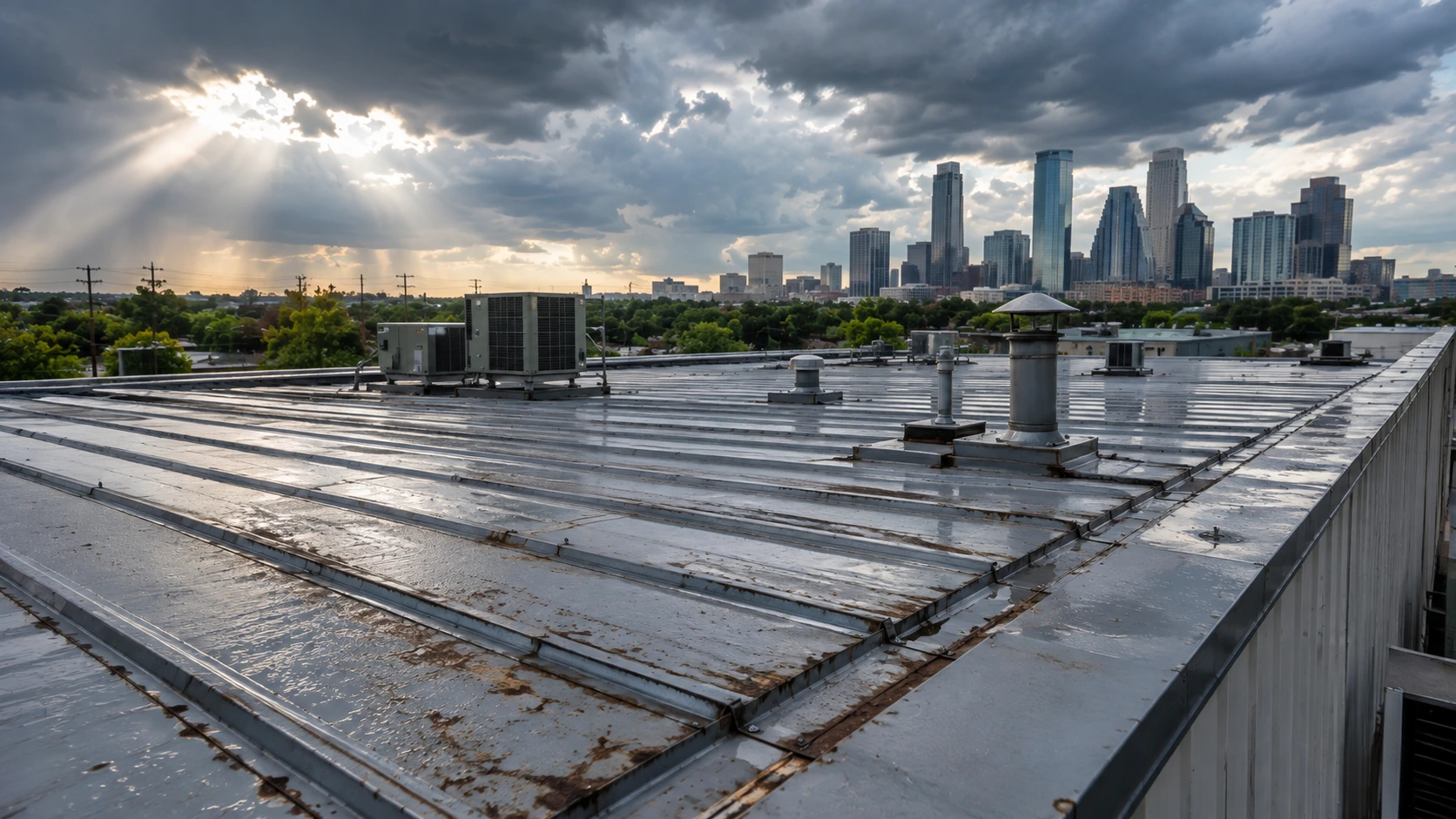 Repair, Restore, or Replace What Your Commercial Metal Roof Is Actually Telling You